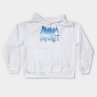 Blue Arctic moments Kids Hoodie